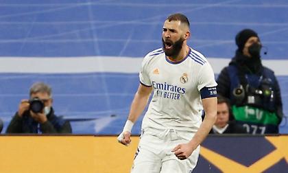 Τρομερός Μπενζεμά, δύο γκολ σε δύο λεπτά και σκορ πρόκρισης με 3-1 η Ρεάλ