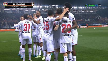 Ο Αράνγκιζ άνοιξε το σκορ για τη Λεβερκούζεν κόντρα στην Αταλάντα