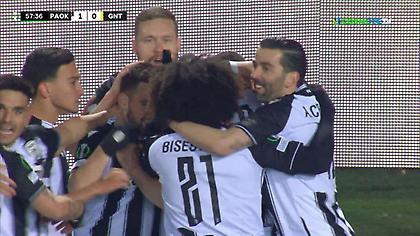 Ο Κούρτιτς βγήκε μπροστά ξανά και 1-0 ο ΠΑΟΚ!