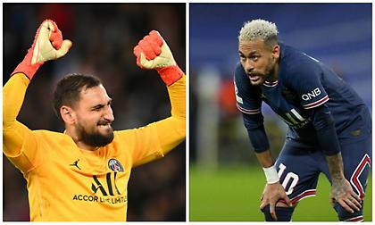 Παραλίγο να πλακωθούν στα αποδυτήρια της Παρί, Νεϊμάρ και Ντοναρούμα!