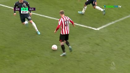 Με φανταστική ασίστ ακριβείας του Έρικσεν το γκολ της Μπρέντφορντ