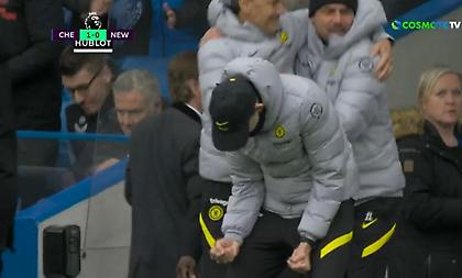 Ξέσπασε σε πανηγυρισμούς ο Τούχελ μετά τη νίκη επί της Νιούκαστλ