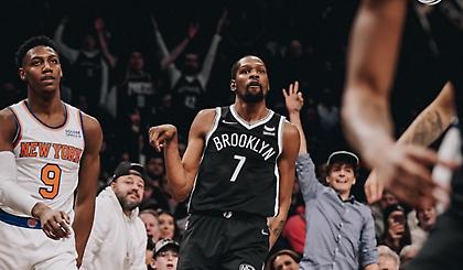 Με… πενηντάρα Ντουράντ κέρδισαν τους Νικς οι Νετς!