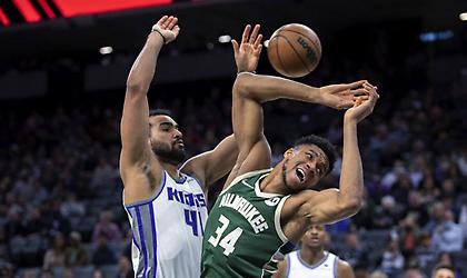 Η 36αρα του Γιάννη στους Κινγκς που συνοδεύτηκε με double double