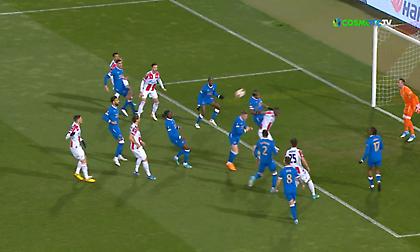 Ο Ίβανιτς έδωσε προβάδισμα στον Ερυθρό Αστέρα με κεφαλιά