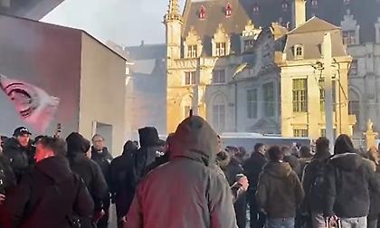 Πλημμύρισαν τη Γάνδη οι φίλοι του ΠΑΟΚ!