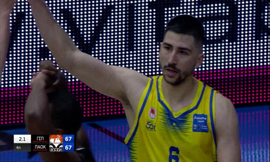 Οι κρίσιμοι πόντοι του Μωραΐτη που χάρισαν τη νίκη στο Περιστέρι κόντρα στον ΠΑΟΚ