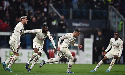 Απέδρασε από τη Σαρδηνία και συνεχίζει την επέλαση προς τον τίτλο η Μίλαν