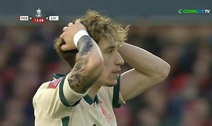 Άγγιξε το 1-0 με τρομερό σουτ ο Τσιμίκας