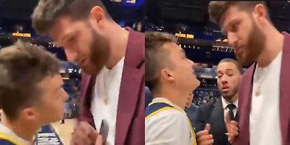 Άρπαξε και πέταξε το κινητό οπαδού των Πέισερς ο Νούρκιτς