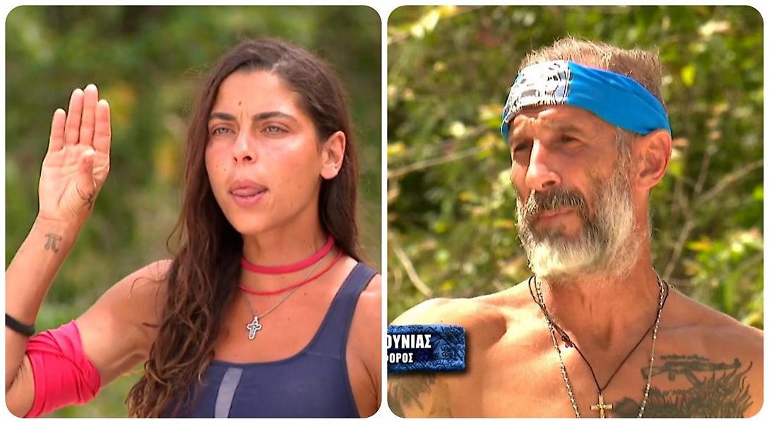 Survivor: Ο Τάκης «ξεσκέπασε» την Μυριέλλα κι εκείνη τον κορόιδεψε