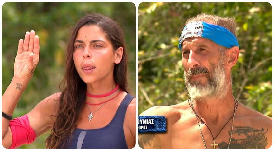Survivor: Ο Τάκης «ξεσκέπασε» την Μυριέλλα κι εκείνη τον κορόιδεψε