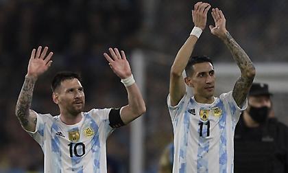 Σαρωτική η Αργεντινή, σκόραραν Μέσι και Ντι Μαρία