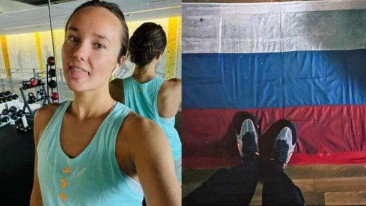 Ουκρανή κολυμβήτρια πάτησε τη ρωσική σημαία-Οργή Ρωσίας