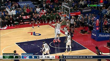 Τα highlights της νίκης των Μπακς μέσα στην Φιλαδέλφεια