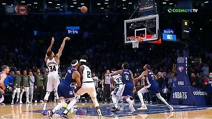 Τέρας ψυχραιμίας: Οι βολές του Γιάννη που έκριναν το ματς