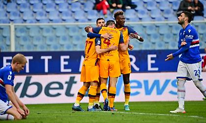 Τα highlights από το σημαντικό διπλό της Ρόμα στην έδρα της Σαμπντόρια