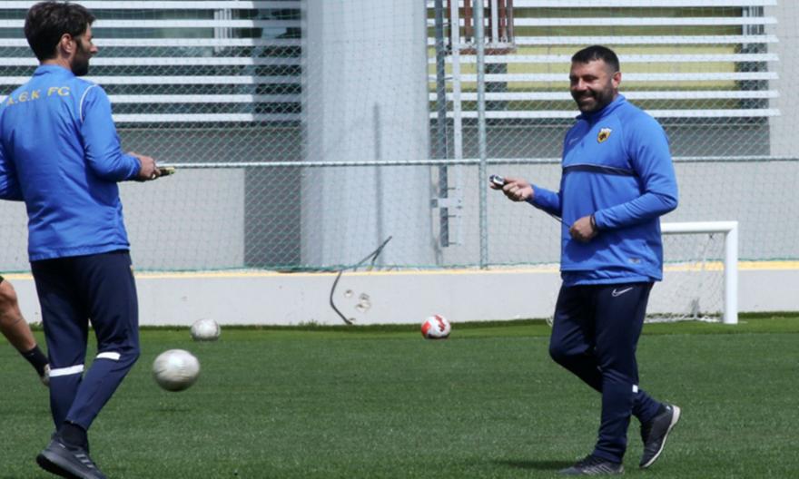 ΑΕΚ Β': Έκανε προπόνηση στο «Σεραφείδειο»