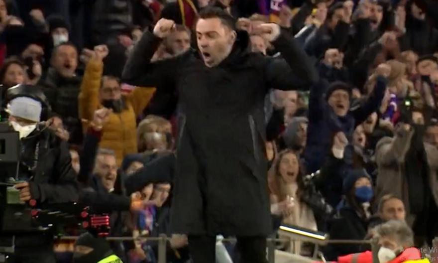 Μπαρτσελόνα: Οι έξαλλοι πανηγυρισμοί του Τσάβι