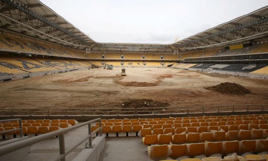 ΑΕK: Τελείωσε η πρώτη φάση του χλοοτάπητα της «Αγια-Σοφιάς»