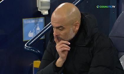 Προβληματισμένος ο Γκουαρντιόλα για το α' ημίχρονο του Μάντσεστερ Σίτι-Ατλέτικο