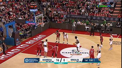 Τρομερό: Η Μανρέσα ισοπέδωσε με 29-4 τη Μάλαγα στην πρώτη περίοδο