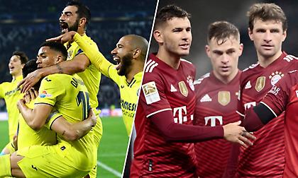 Οι ενδεκάδες του Βιγιαρεάλ-Μπάγερν Μονάχου