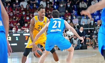 Τρίποντη «καταιγίδα» της Μακάμπι στη Βαρκελώνη και ελπίζει για την πέμπτη θέση