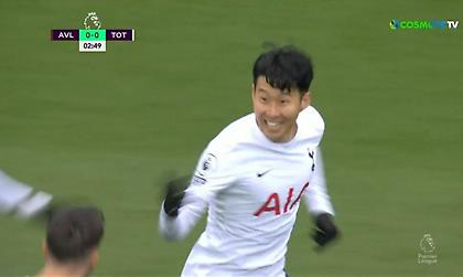 Γκολ από τα... αποδυτήρια για Τότεναμ κόντρα στην Άστον Βίλα