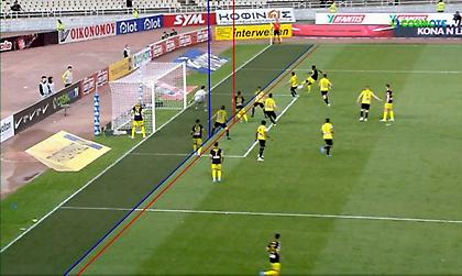 Τρικυμία στην άμυνα της ΑΕΚ και 1-2 ο Σάσα με VAR!