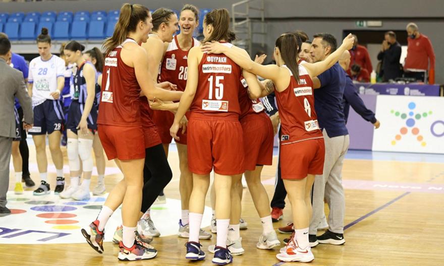 Οι πανηγυρισμοί του Ολυμπιακού για το πέμπτο σερί Κύπελλο