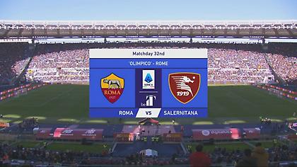 Τα highlights από τη νίκη-ανατροπή της Ρόμα επί της Σαλερνιτάνα