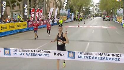 Καλαπόδης και Πευκιανάκη νικητές στον 16ο διεθνή Μαραθώνιο δρόμο «Μέγας Αλέξανδρος»