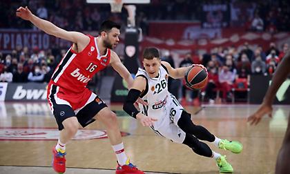 Δεύτερος σε έσοδα στην Ευρωλίγκα ο Ολυμπιακός, πέμπτος ο Παναθηναϊκός