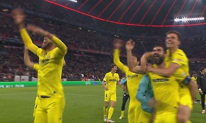 Οι ξέφρενοι πανηγυρισμοί των παικτών της Βιγιαρεάλ μετά το έπος του Μονάχου