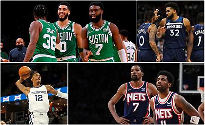 Playoffs Ανατολής: Σέλτικς-Νετς και Γκρίζλις-Τίμπεργουλβς για γερά νεύρα