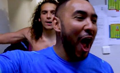 Οι πανηγυρισμοί της Μαρσέιγ στα αποδυτήρια της Τούμπας