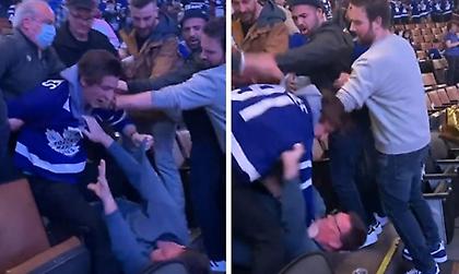 «Δεν μπορείς να ακουμπάς έτσι την κοπέλα μου» - Τρομακτικό ξύλο σε αγώνα χόκεϊ