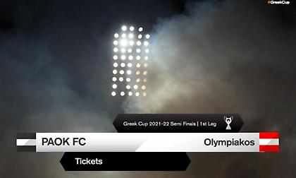 ΠΑΟΚ: Από αύριο κυκλοφορούν τα εισιτήρια για τον ημιτελικό με τον Ολυμπιακό
