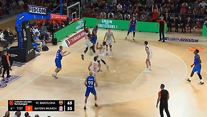 Απίστευτο πόστερ κάρφωμα του Έξουμ στο πρόσωπο του Χάντερ!