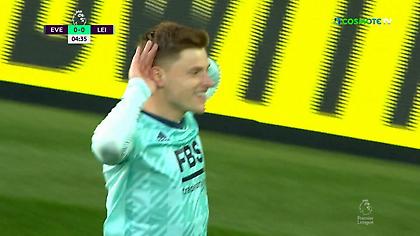 Αιφνιδίασε την Έβερτον με γκολ του Μπαρνς η Λέστερ