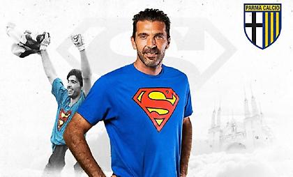 Πρόστιμο στην Πάρμα γιατί χρησιμοποίησε το σήμα του Σούπερμαν στον Μπουφόν