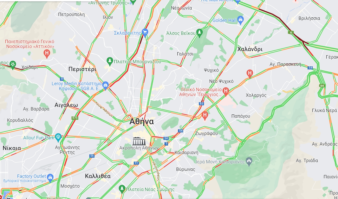 Έξοδος Πάσχα: Αυξημένη κίνηση στις εθνικές οδούς