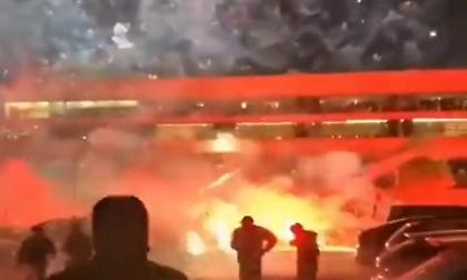 Τρομακτικές συμπλοκές οπαδών της Νανσί με την αστυνομία!