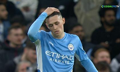 Τεράστια χαμένη ευκαιρία για τη Σίτι με το διαγώνιο σουτ του Φόντεν