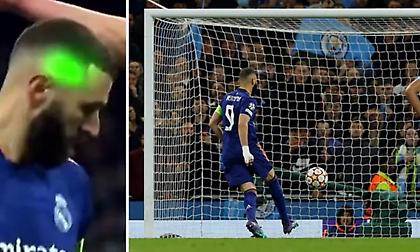 Οι οπαδοί της Μάντσεστερ Σίτι σημάδευαν τον Μπενζεμά με λέιζερ πριν το πέναλτι