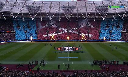 Εκπληκτική ατμόσφαιρα από τους φίλους των Γουέστ Χαμ και Άιντραχτ!