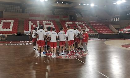 Το sport-fm.gr στην προπόνηση του Ολυμπιακού στο Μονακό πριν το Game 4