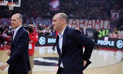 Παρουσία Αγγελόπουλων η προπόνηση του Ολυμπιακού