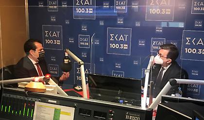 Πλεύρης σε ΣΚΑΪ 100,3: Την 1η Ιουνίου οι αποφάσεις για τις μάσκες